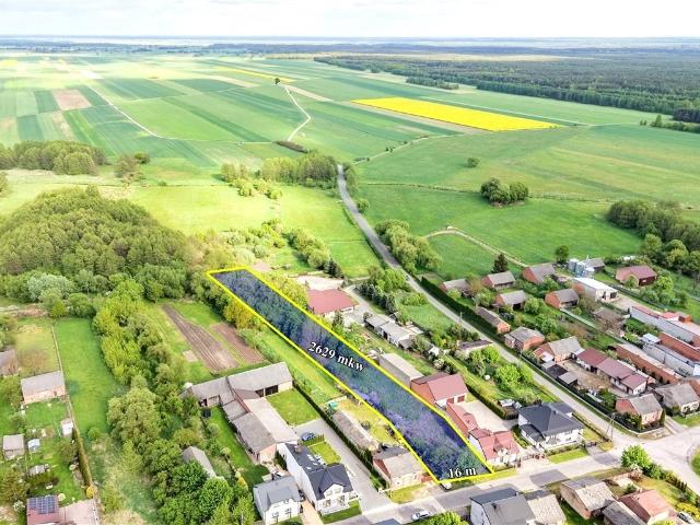 Działka 2629 m² z możliwością zabudowy i usług
