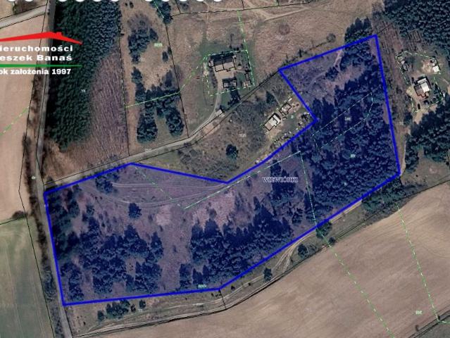 Działka 26 037 m², Wiewiórki