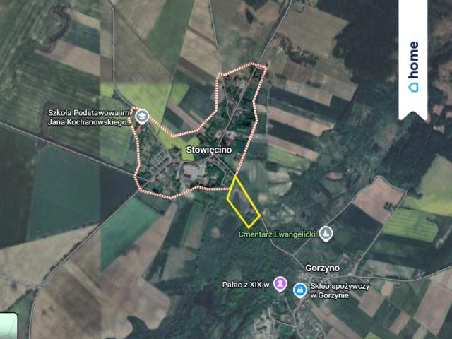 Działka 28 300 m², Stowięcino