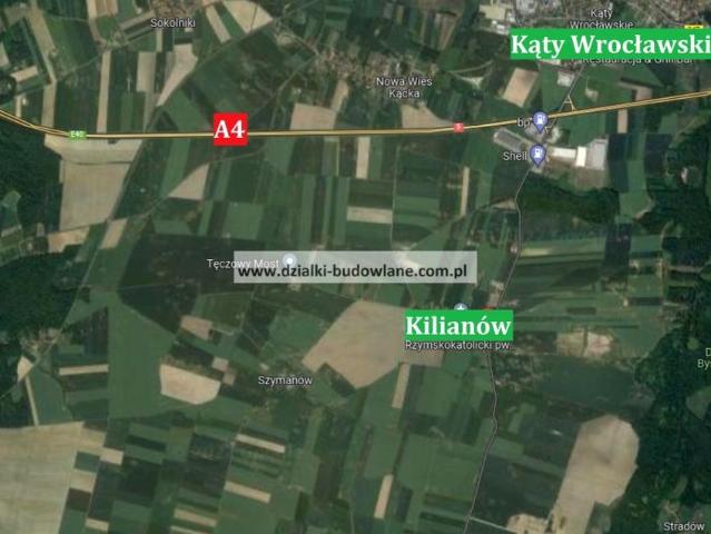 Działka 29 859 m², Kąty Wrocławskie