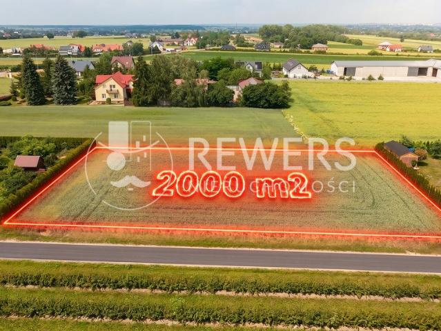 Sprzedam działkę 2000 m² z pełną wolnością projektową w Wilczopolu
