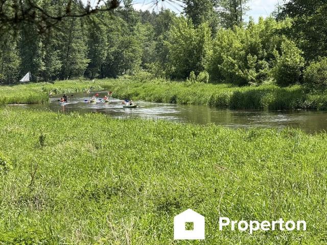 Działka 2000 m² z dostępem do rzeki Liwiec i domkiem