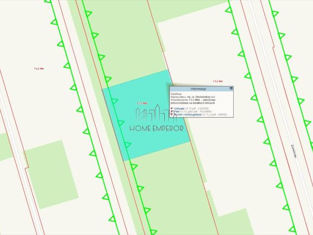 Działka 2000 m² pod zabudowę jednorodzinną, media przy granicy