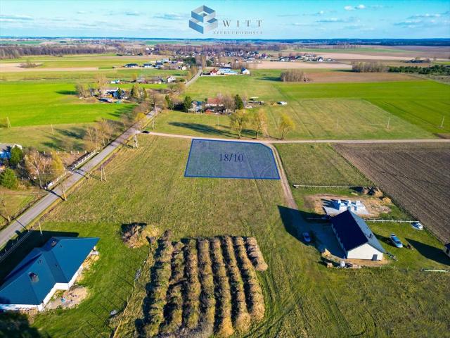 Działka 2089 m² z MPZP, media, prywatna droga