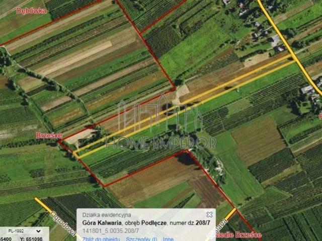 Działka 20 069 m², Podłęcze