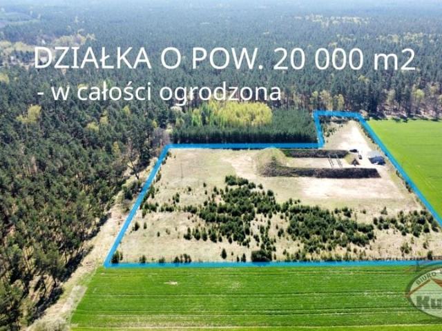 Działka 20 000 m², Płonno