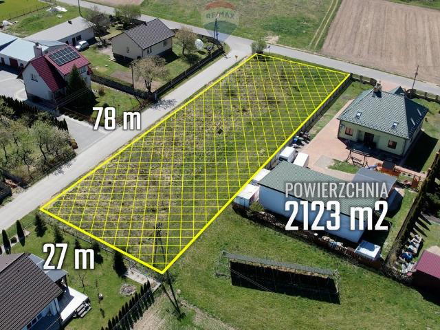 Działka 2132 m² z mediami i lasem, idealna pod dom