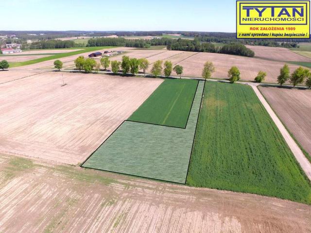 Działka 2257 m² w Drożęcinie Lubiejewo, warunki zabudowy polecam!