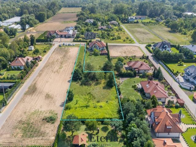 Działka 2328 m² pod rezydencję, media, blisko Warszawy