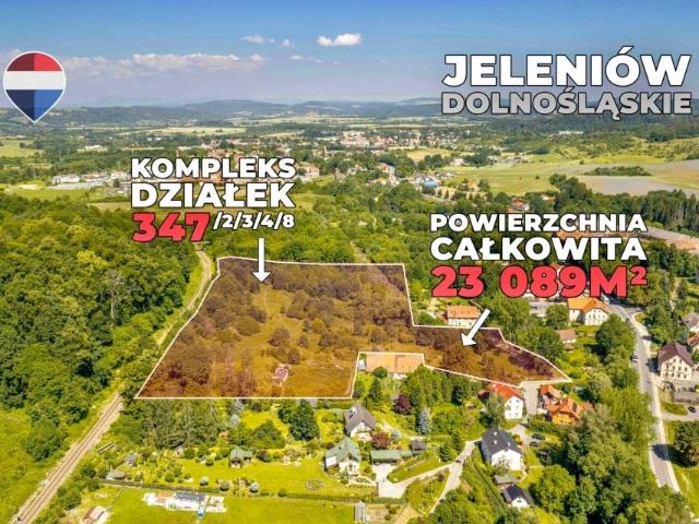 Działka 23 089 m², Jeleniów