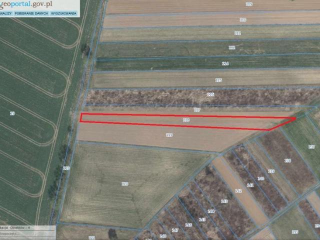 Działka 2 000 m², Gassy