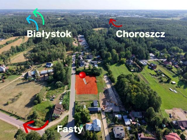 Działka 1 000 m², Dzikie