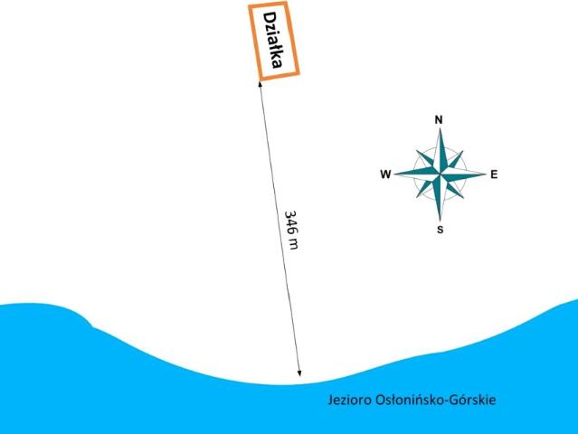 Działka 2 000 m², Osłonin