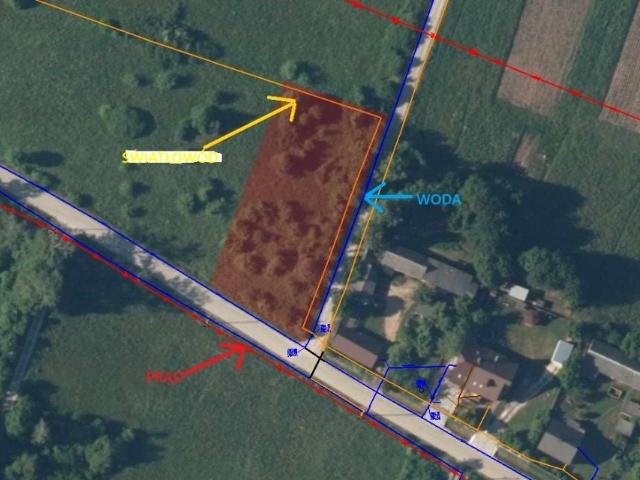 Działka 2 035 m², Gałęzice