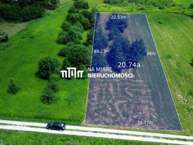 Działka 2 074 m², Błonie