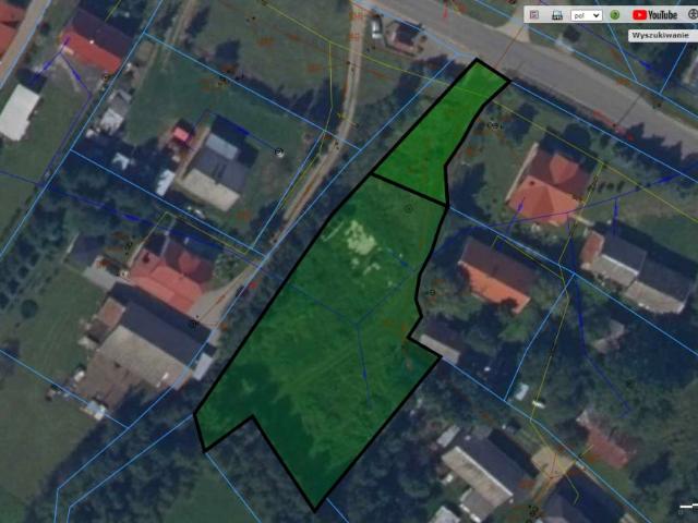 Działka 2 135 m², Załęże