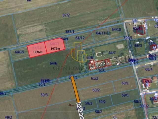 Działka 2 152 m², Lubin