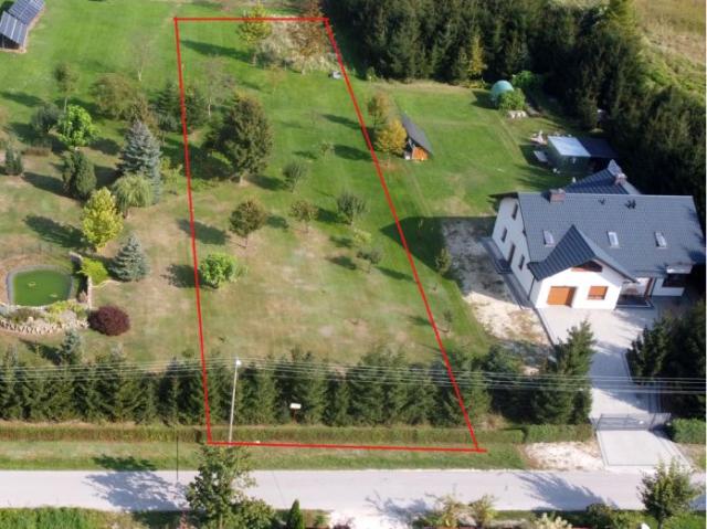 Działka 2 200 m², Młodzawy Duże