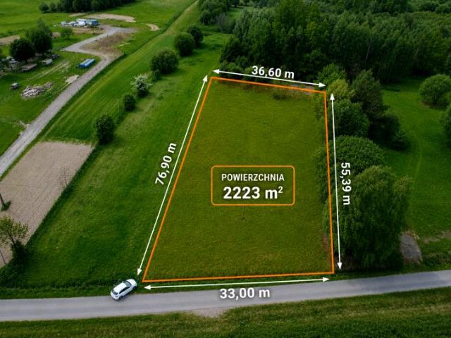 Działka 2 223 m², Jasło