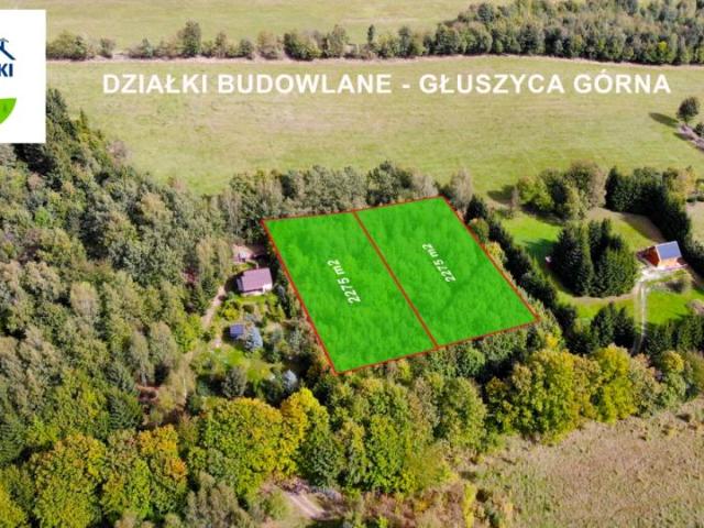 Działka 2 275 m², Głuszyca Górna