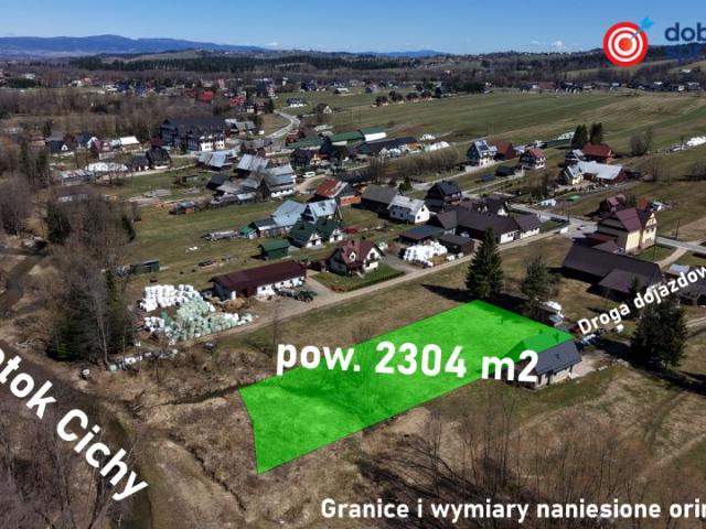Działka 2 304 m², Ciche