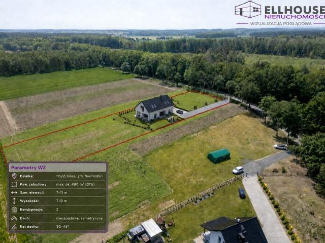 Działka 2 313 m², Góra