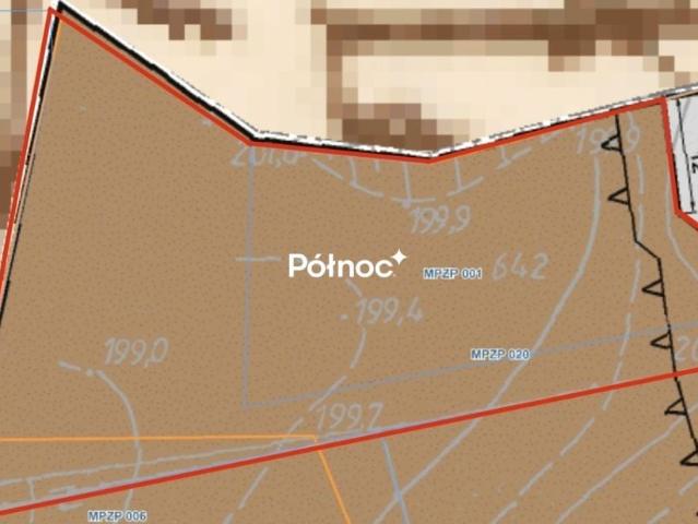 Działka 2 370 m², Mętów
