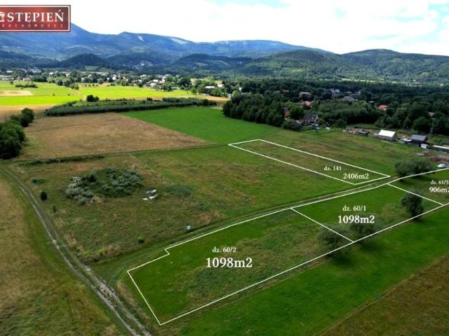 Działka 2 406 m², Ściegny