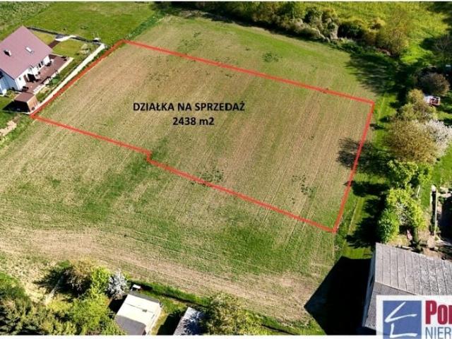 Działka 2 438 m², Barnisław