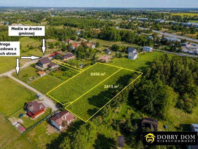 Działka 2 456 m², Zabłudów Kolonia