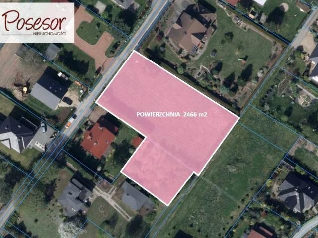 Działka 2 466 m², Rybnik