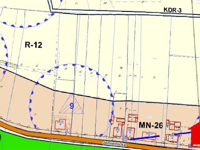 Działka 2 500 m², Rozmierka