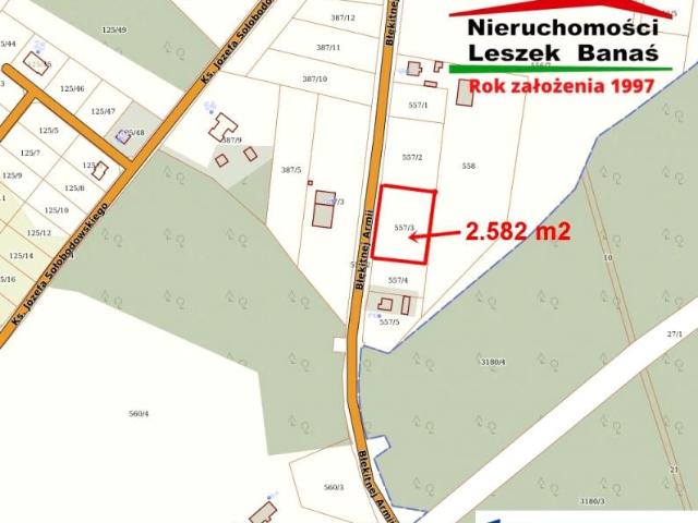 Działka 2 582 m², Grudziądz