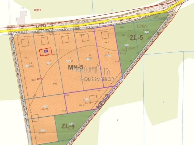 Działka 2 600 m², Linin