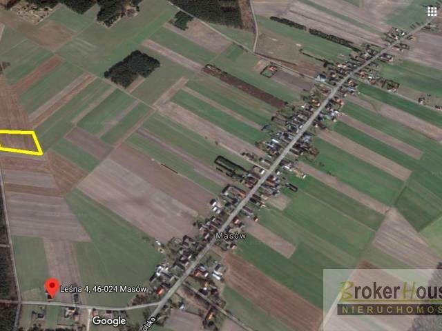 Działka 2 600 m², Masów