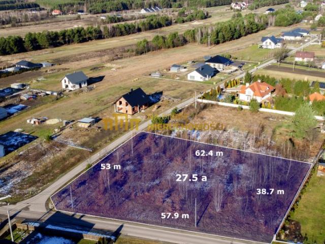 Działka 2 751 m², Dobrynin
