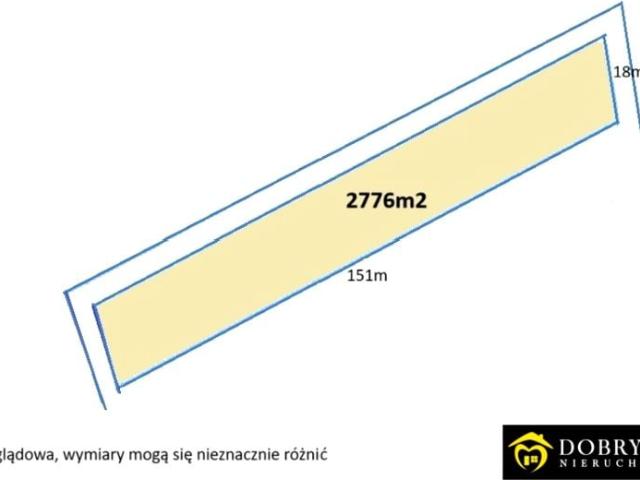 Działka 2 776 m², Sokółka