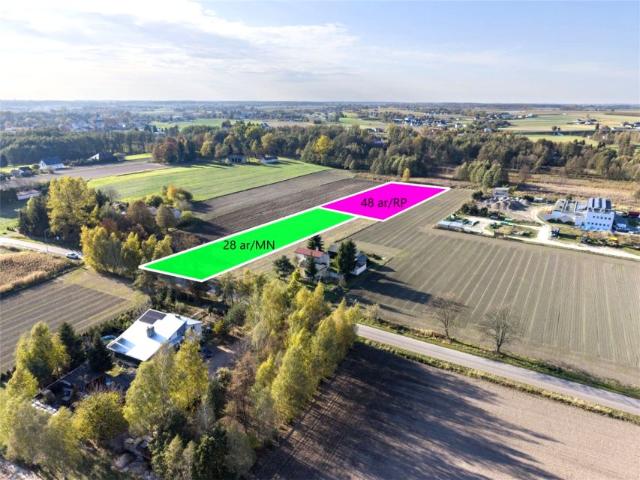 Działka 2 814 m², Niedrzwica Duża