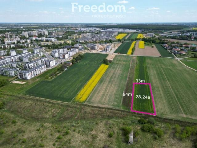 Działka 2 824 m², Lublin