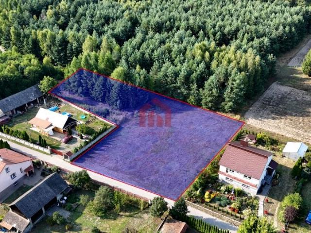 Działka 2 853 m², Lipiny