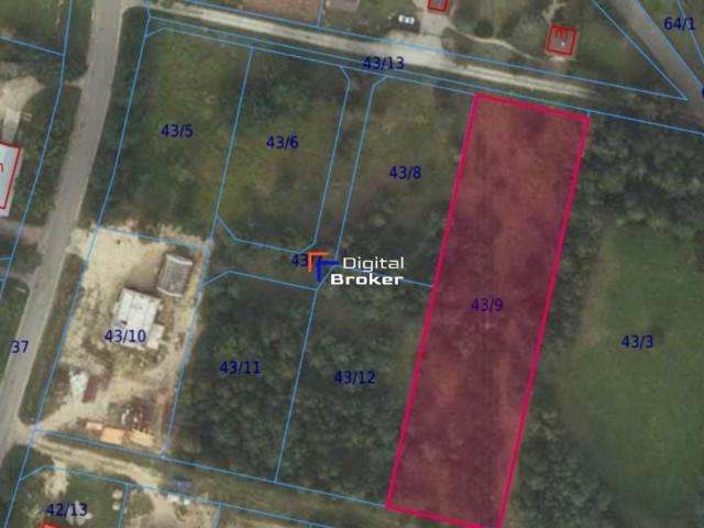 Działka 2 900 m², Prusice