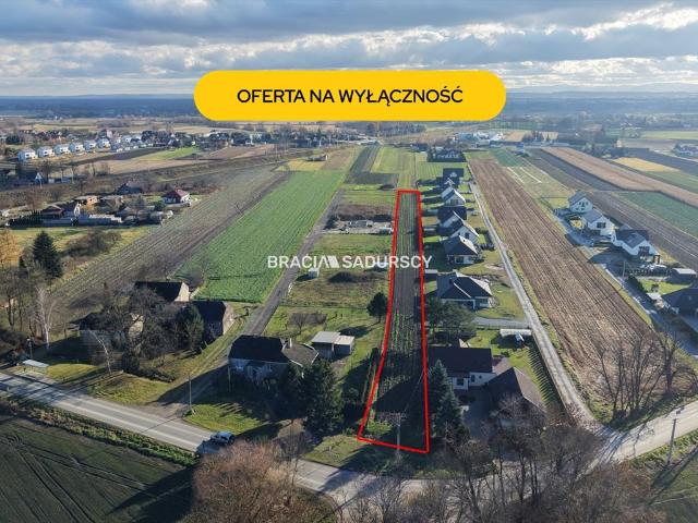 Działka 34 arów z MPZP, pod dom i usługi w Krakowie