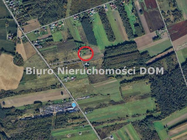 Działka 3550 m² z mediami i zabudową zagrodową