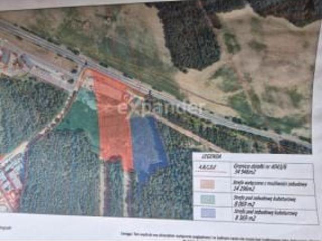 Działka 35 000 m², Widełka