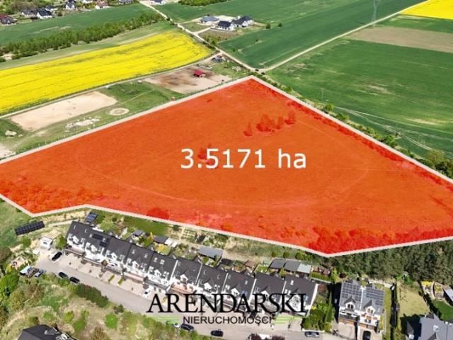 Działka 35 171 m², Wawrów