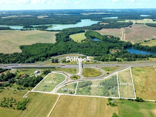 Działka 38 736 m², Waplewo