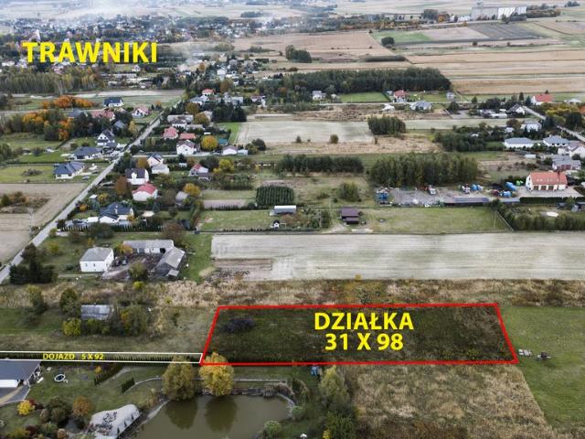 Trawniki Kolonia. Działka budowlana RM 30,8ar