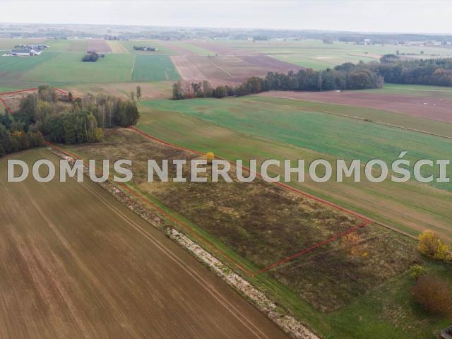 Działka 3001 m2 z szerokim frontem i widokiem na pola