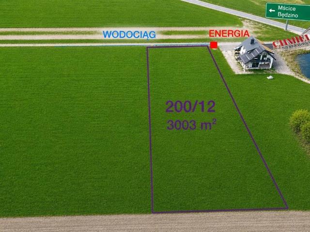 Działka 3003 m² pod dom i inwestycję w Strzeżenicach