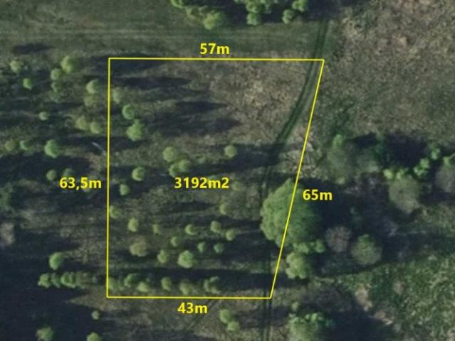 Działka 3192 m² pod zabudowę mieszkaniowo usługową